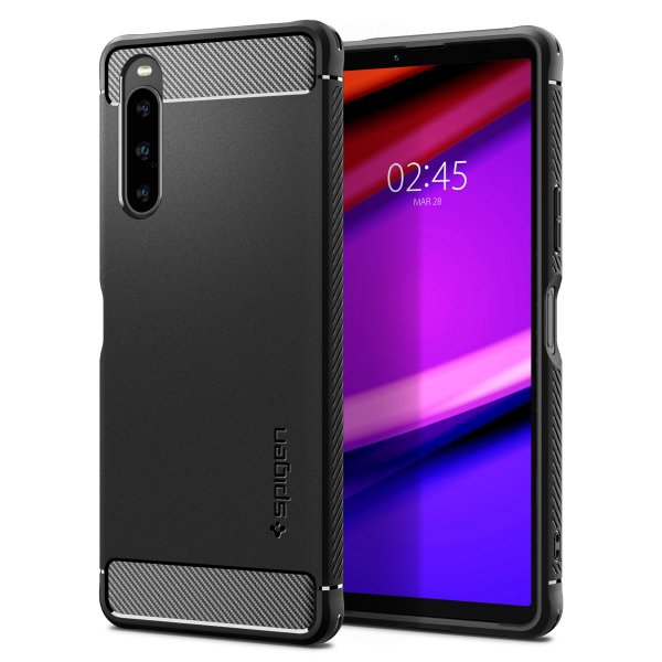 Spigen Sony Xperia 10 V Skal Rugged Armor Matte Black