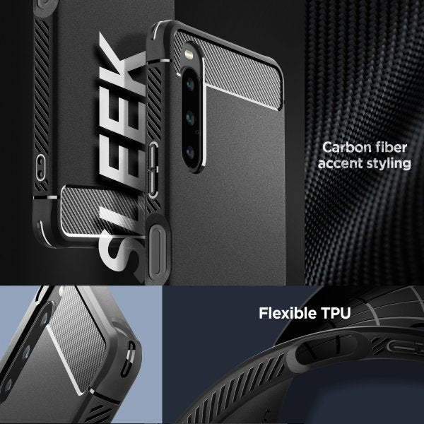 Spigen Sony Xperia 10 V Skal Rugged Armor Matte Black