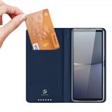 Dux Ducis Sony Xperia 10 VI Fodral Skin Pro Series Blå