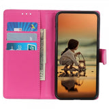 Sony Xperia 5 IV Fodral Litchi Magenta