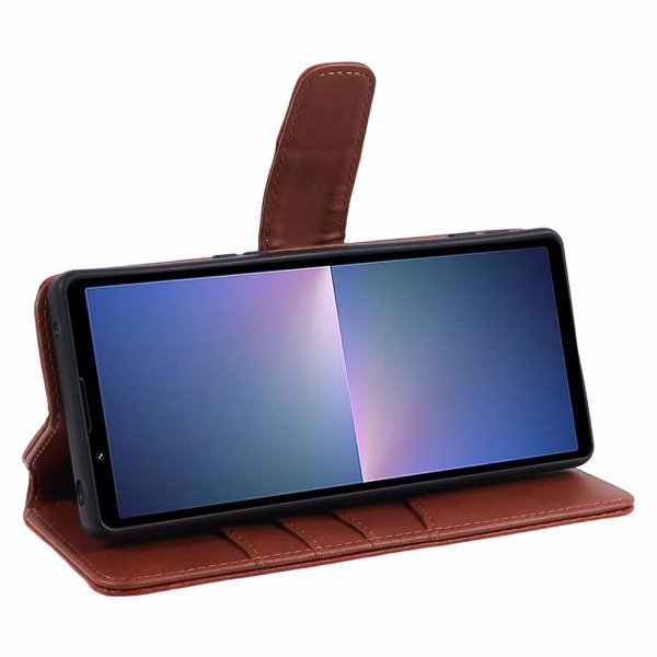 Nordic Covers Sony Xperia 5 V Fodral Essential Leather Maple Brown