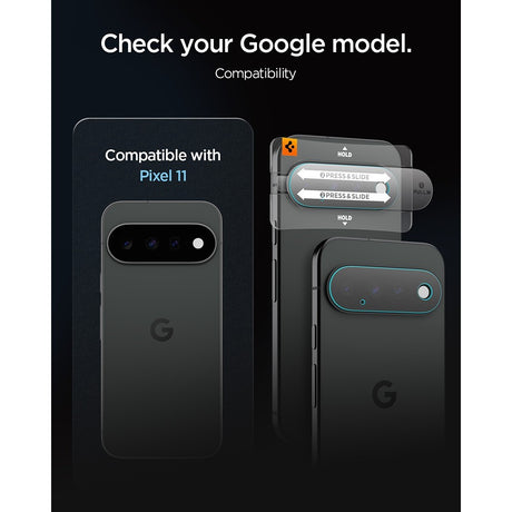 Spigen Google Pixel 11 Kameraskydd GLAS.tR EZ Fit Optik Pro 2-pack