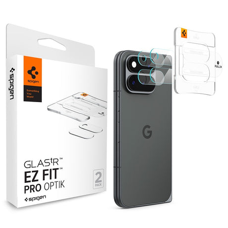 Spigen Google Pixel 11 Pro Fold Kameraskydd GLAS.tR EZ Fit Optik Pro 2-pack