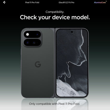 Spigen Google Pixel 11 Pro Fold Skärmskydd GLAS.tR EZ Fit Pro 2-pack