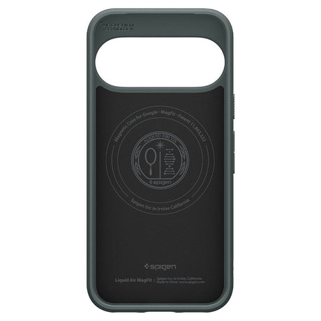 Spigen Google Pixel 11 Pro Skal Liquid Air MagFit Abyss Green