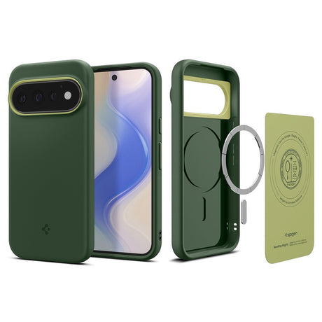 Spigen Google Pixel 11 Pro Skal Nano Pop MagFit Avo Green