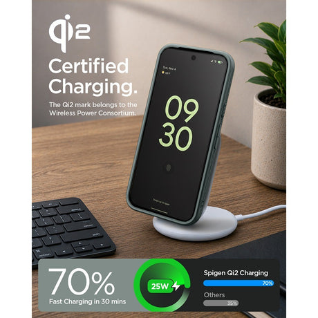 Spigen Google Pixel 11 Pro XL Skal Liquid Air MagFit Abyss Green