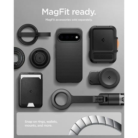 Spigen Google Pixel 11 Skal Liquid Air MagFit Matte Black