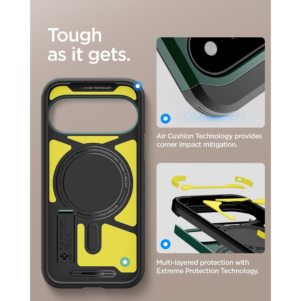 Spigen Google Pixel 11 Skal Tough Armor MagFit Abyss Green