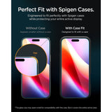 Spigen iPhone 16 Pro/17/17 Pro/18 Pro Skärmskydd Glas.tR EZ Fit Pro 2-pack