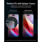 Spigen iPhone 16 Pro Max/17 Pro Max/18 Pro Max Skärmskydd Glas.tR EZ Fit Pro 2-pack