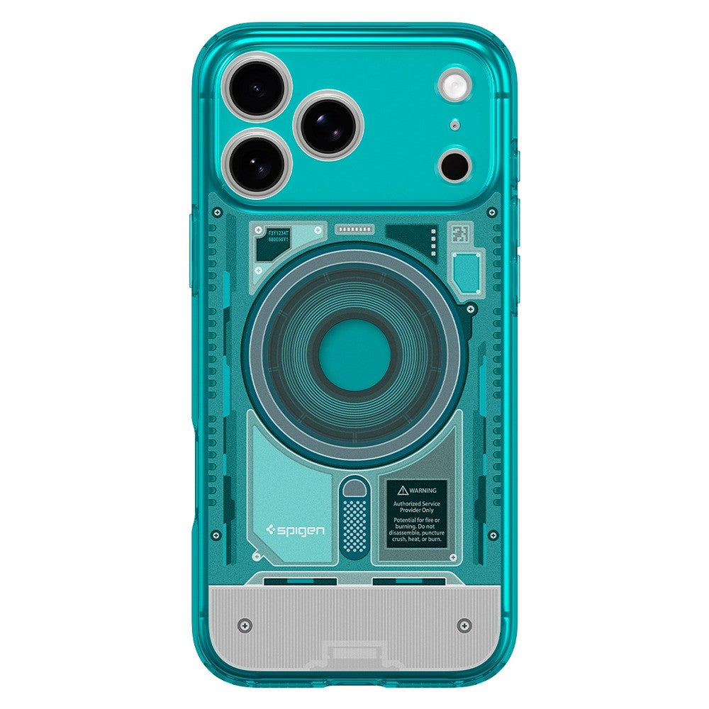 Spigen iPhone 17 Pro/iPhone 18 Pro Skal Classic C1 MagFit Bondi Blue