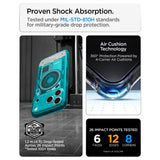Spigen iPhone 17 Pro/iPhone 18 Pro Skal Classic C1 MagFit Bondi Blue