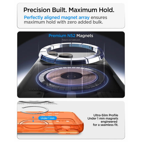 Spigen iPhone 17 Pro/iPhone 18 Pro Skal Classic C1 MagFit Tangerine