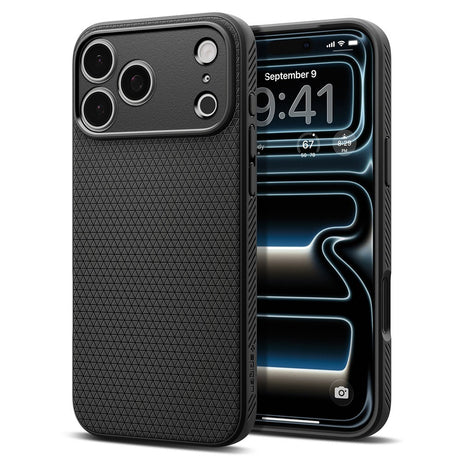Spigen iPhone 17 Pro/iPhone 18 Pro Skal Liquid Air Matte Black
