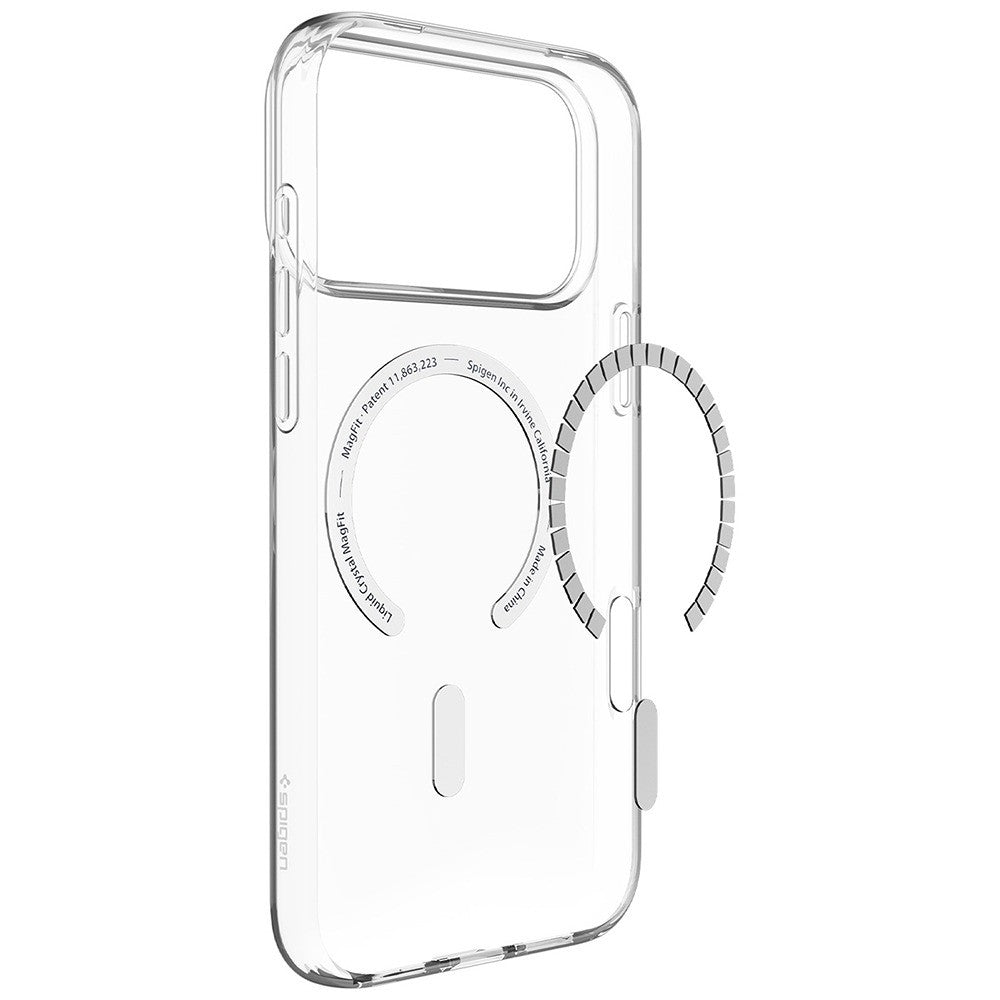 Spigen iPhone 17 Pro/iPhone 18 Pro Skal Liquid Crystal MagFit Clear White