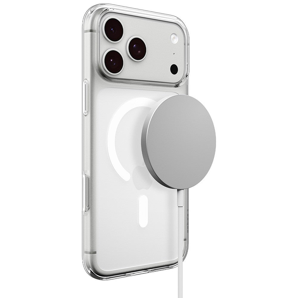 Spigen iPhone 17 Pro/iPhone 18 Pro Skal Liquid Crystal MagFit Clear White