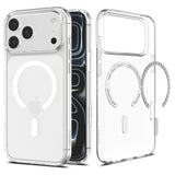 Spigen iPhone 17 Pro/iPhone 18 Pro Skal Liquid Crystal MagFit Clear White