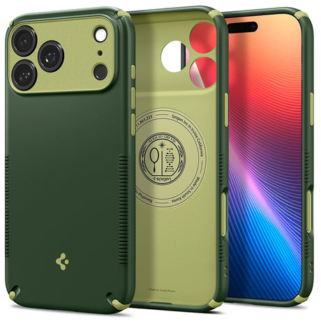 Spigen iPhone 17 Pro/iPhone 18 Pro Skal Nano Pop Hybrid MagFit Avo Green