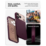 Spigen iPhone 17 Pro/iPhone 18 Pro Skal Nano Pop MagFit Burgundy Bean
