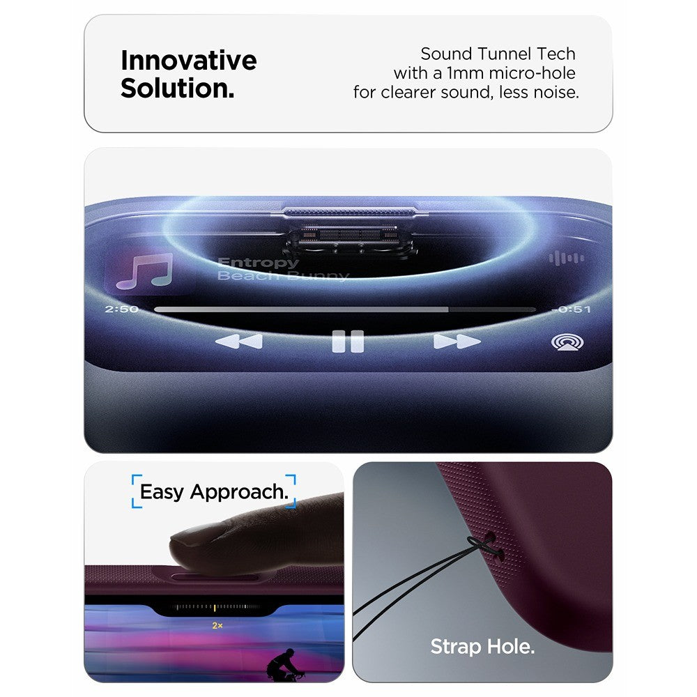 Spigen iPhone 17 Pro/iPhone 18 Pro Skal Nano Pop MagFit Burgundy Bean