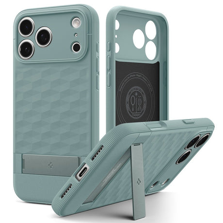 Spigen iPhone 17 Pro/iPhone 18 Pro Skal Parallax S MagFit Sage Green