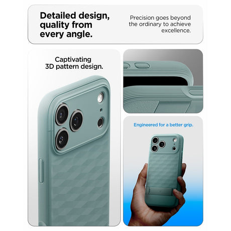Spigen iPhone 17 Pro/iPhone 18 Pro Skal Parallax S MagFit Sage Green