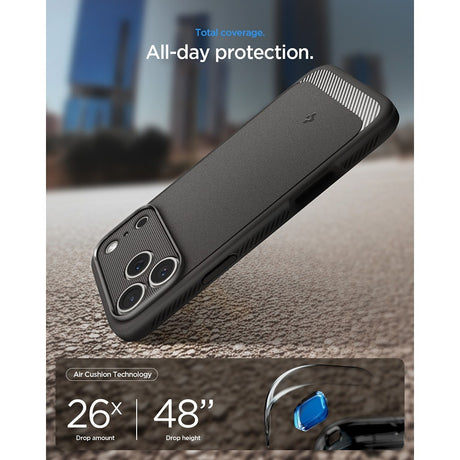 Spigen iPhone 17 Pro/iPhone 18 Pro Skal Rugged Armor MagFit Grå