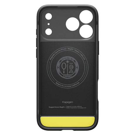 Spigen iPhone 17 Pro/iPhone 18 Pro Skal Rugged Armor MagFit Matte Black