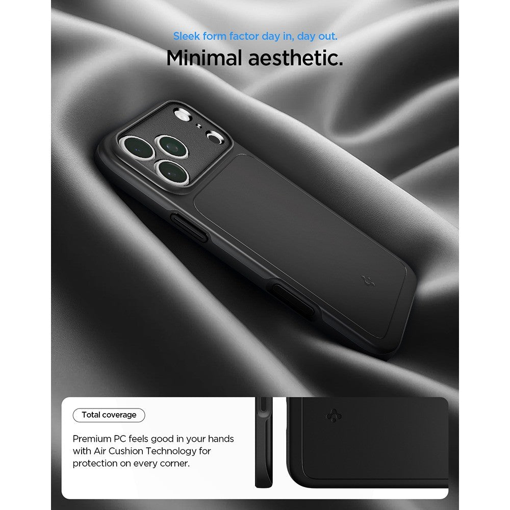 Spigen iPhone 17 Pro/iPhone 18 Pro Skal Thin Fit MagFit Svart