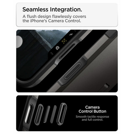 Spigen iPhone 17 Pro/iPhone 18 Pro Skal Tough Armor T MagFit Gunmetal