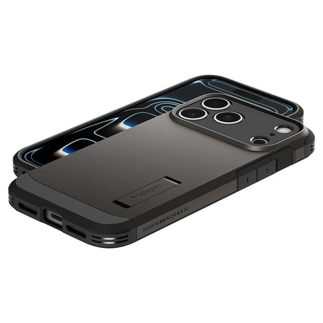 Spigen iPhone 17 Pro/iPhone 18 Pro Skal Tough Armor T MagFit Gunmetal