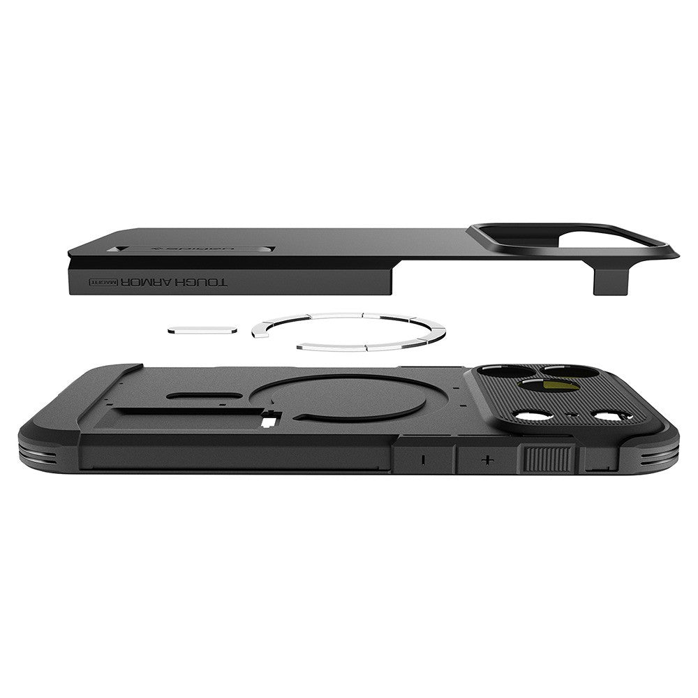 Spigen iPhone 17 Pro/iPhone 18 Pro Skal Tough Armor T MagFit Svart