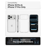 Spigen iPhone 17 Pro/iPhone 18 Pro Skal Ultra Hybrid Crystal Clear