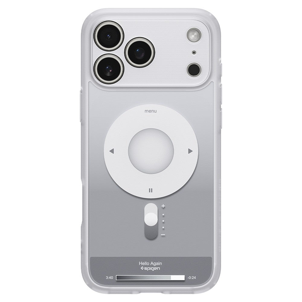 Spigen iPhone 17 Pro/iPhone 18 Pro Skal Ultra Hybrid MagFit Classic Silver