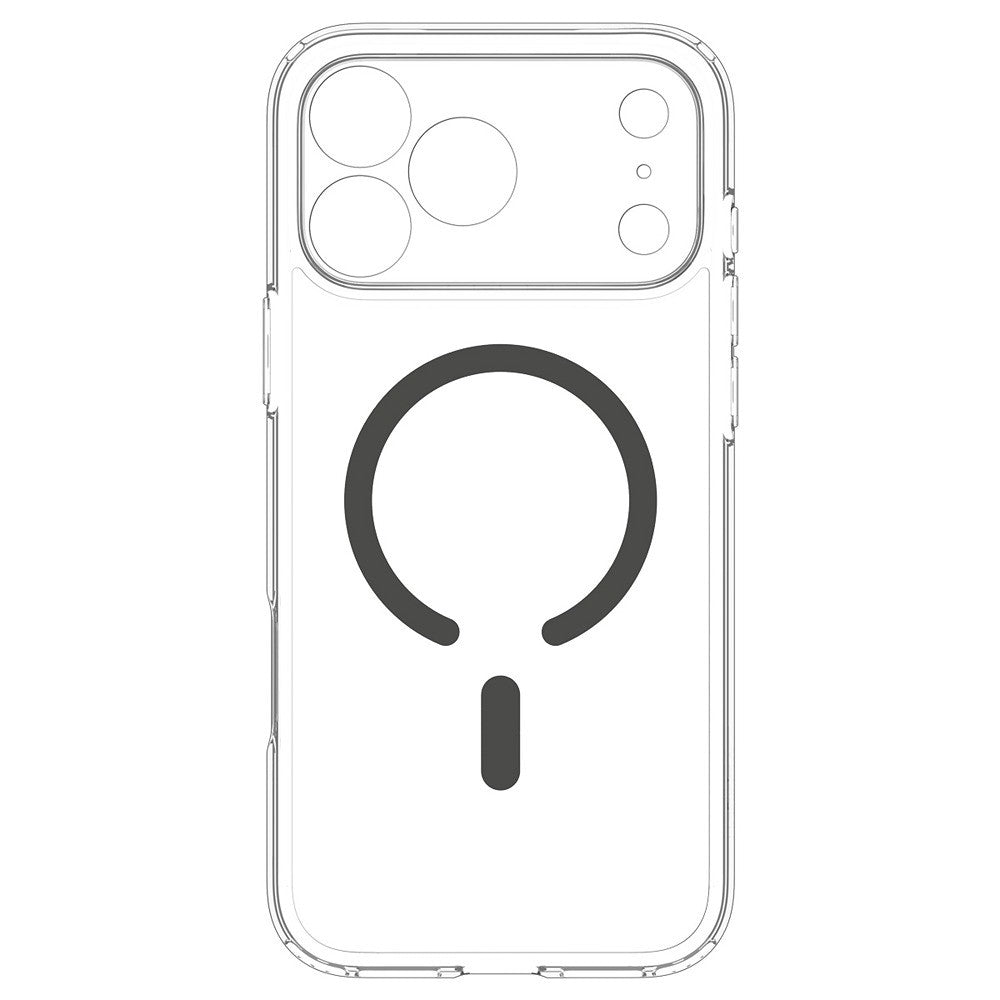 Spigen iPhone 17 Pro/iPhone 18 Pro Skal Ultra Hybrid MagFit Clear Graphite