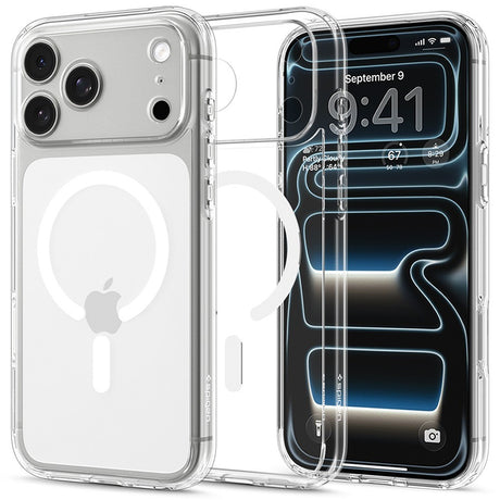 Spigen iPhone 17 Pro/iPhone 18 Pro Skal Ultra Hybrid MagFit Clear White