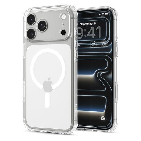 Spigen iPhone 17 Pro/iPhone 18 Pro Skal Ultra Hybrid MagFit Clear White