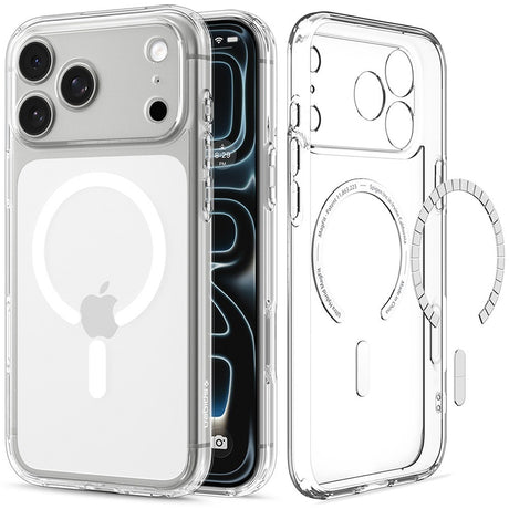 Spigen iPhone 17 Pro/iPhone 18 Pro Skal Ultra Hybrid MagFit Clear White