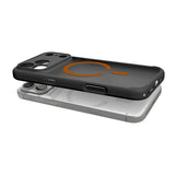 Spigen iPhone 17 Pro/iPhone 18 Pro Skal Ultra Hybrid MagFit Frost Black Orange