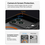 Spigen iPhone 17 Pro/iPhone 18 Pro Skal Ultra Hybrid MagFit Frost Black Orange