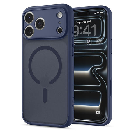 Spigen iPhone 17 Pro/iPhone 18 Pro Skal Ultra Hybrid MagFit Frost Deep Blue