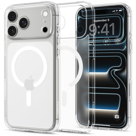 Spigen iPhone 17 Pro/iPhone 18 Pro Skal Ultra Hybrid MagFit Frost White