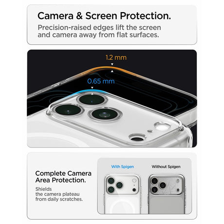 Spigen iPhone 17 Pro/iPhone 18 Pro Skal Ultra Hybrid MagFit Frost White