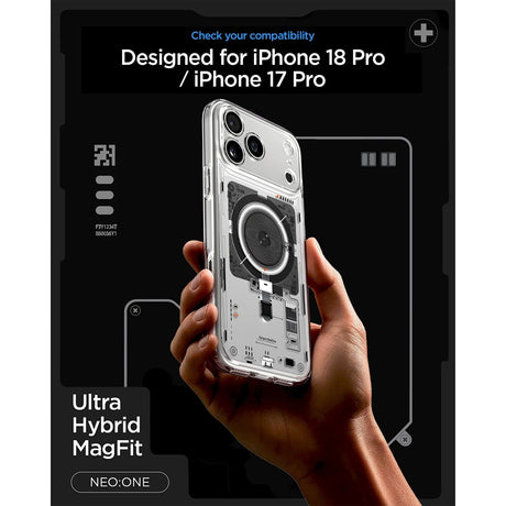 Spigen iPhone 17 Pro/iPhone 18 Pro Skal Ultra Hybrid Neo One MagFit