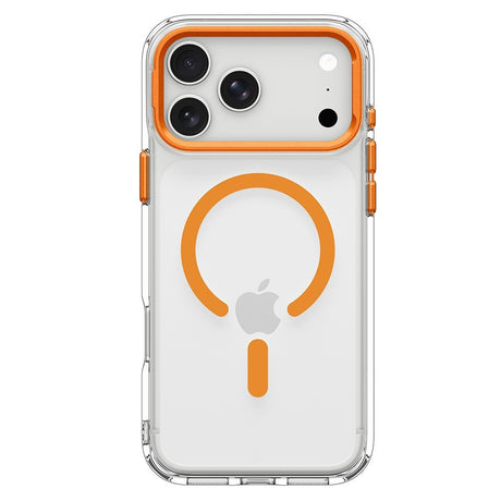 Spigen iPhone 17 Pro/iPhone 18 Pro Skal Ultra Hybrid Optik S MagFit Clear Orange