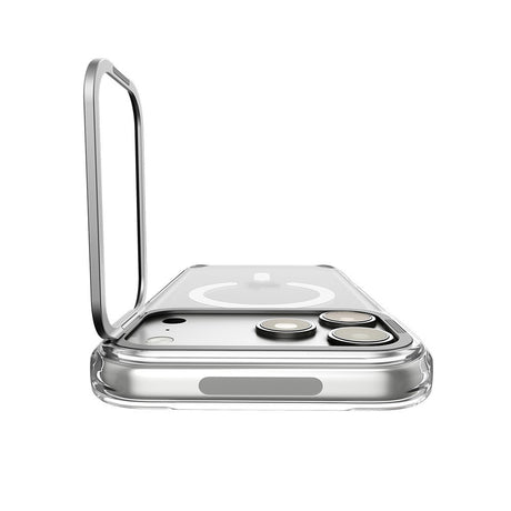 Spigen iPhone 17 Pro/iPhone 18 Pro Skal Ultra Hybrid Optik S MagFit Clear Silver