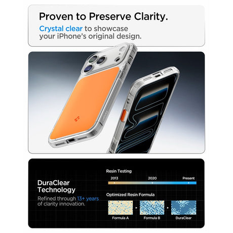 Spigen iPhone 17 Pro/iPhone 18 Pro Skal Ultra Hybrid T MagFit Glossy Orange