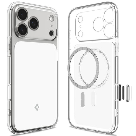 Spigen iPhone 17 Pro/iPhone 18 Pro Skal Ultra Hybrid T MagFit Glossy White