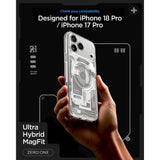 Spigen iPhone 17 Pro/iPhone 18 Pro Skal Ultra Hybrid Zero One MagFit Natural Titanium